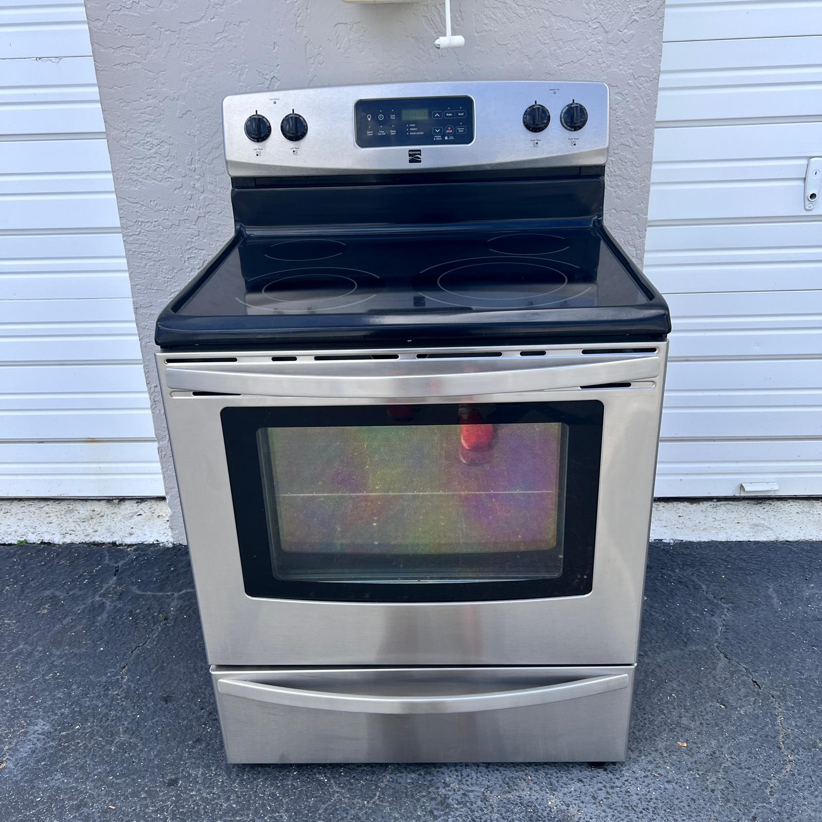 Kenmore Stainless Steel Electric Stove Kenmore Stainless Steel Electric Stove